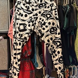 Jack Skellington Patterned Pants